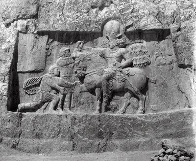 Relief Depicting the Victory of King Shapur I over Philip the Arab and Emperor Valerian by Persian
